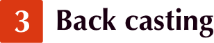 3 Back casting